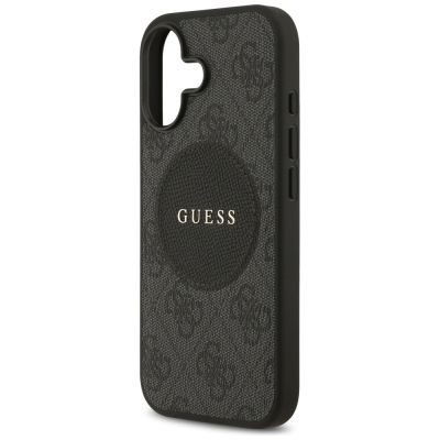 6. Etui Guess 4G Circle Classic Logo MagSafe na iPhone 17 - czarne