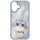 3. Etui Nimmy Big Eyed Pet 2.0 Cat do iPhone 17 - szare
