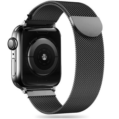 Pasek Tech-Protect MilaneseBand na Apple Watch 4 / 5 / 6 / 7 / 8 / 9 / SE / Ultra 1 / 2 (42/44/45/49 mm) - czarny