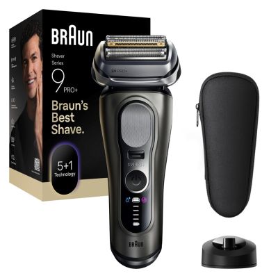 4. Braun Series 9 Pro+ 9615S Golarka foliowa Przycinarka Czarny, Szary