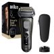 4. Braun Series 9 Pro+ 9615S Golarka foliowa Przycinarka Czarny, Szary