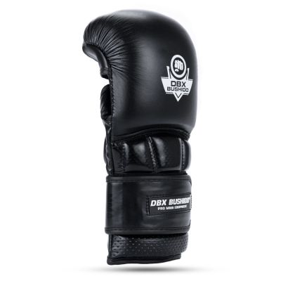 15. Rękawice MMAsparingowe M - Warrior Black - LegacySeries