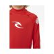 2. Lycra RIP CURL Brand Wave Upf L/S-Boy czerwony