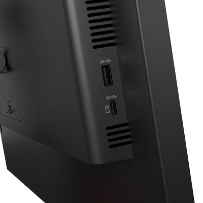 52. Monitor Lenovo ThinkVision T27UD-40 z systemami ochrony przed włamaniem (IPS), 27", godz. 16:9, 60 Hz, 4 ms, 3840 x 2160 pikseli, 350 cd/m2, Ilość portów HDMI: 1, Zaćmienie, Gwarancja 36 miesięcy