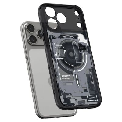 4. Etui Spigen Ultra Hybrid MagSafe Zero One na iPhone 18 Pro Max / 17 Pro Max - czarne