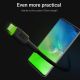 4. GREEN CELL KABEL KABGC13 GC RAY USB - USB-C 200CM, ZIELONY LED, SZYBKIE ŁADOWANIE ULTRA CHARGE, QC 3.0