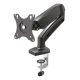 2. Deltaco ARM-534 uchwyt / stojak do monitorów 68,6 cm (27") Biurko Czarny