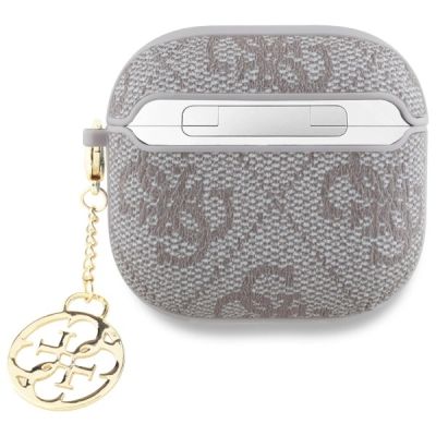 2. Etui Guess 4G Charm Collection na AirPods 4 - różowe