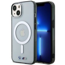 Etui BMW Silver Ring MagSafe na iPhone 14 - przezroczyste