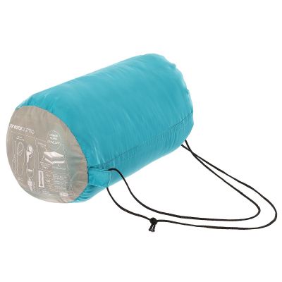 15. ŚPIWÓR TURYSTYCZNY TRAVELER 210X80/50CM  BŁĘKITNO SZARY ENERO CAMP