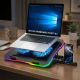 8. Podstawka Wozinsky WDCX-A26 NitroCool RGB chłodząca gamingowa pod laptop - czarna
