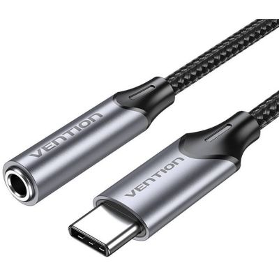 Przejściówka audio Vention USB-C do gniazda słuchawkowego 3,5 mm z adapterem DAC ze stopu aluminium 1m