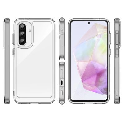 2. Etui Outer Space Case do Samsung Galaxy A26 pokrowiec z elastyczną ramką  - przezroczyste