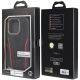 8. Etui Audi Genuine Leather z MagSafe na iPhone 14 Pro - czarno-czerwone