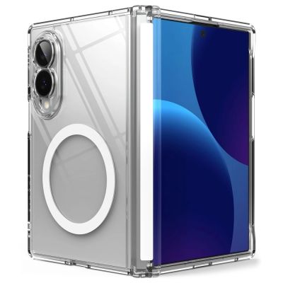 3. Etui Ringke Fusion Flap Magnetic MagSafe na Samsung Galaxy Z Fold 8 - przezroczyste