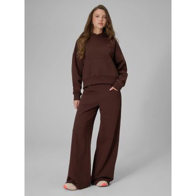 3. Bluza dresowa regular z kapturem damska 4F 4FRSS26TSWSF2926-80S