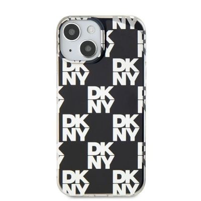3. Etui DKNY IML Checkered Mono Pattern na iPhone 15 / 14 / 13 - czarne