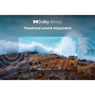 48. Telewizor TCL 55V6C DLED 55'' 4K Ultra HD Google TV Dolby Atmos DVB-T2 Metaliczny