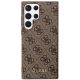 3. Etui Guess 4G Metal Gold Logo na Samsung Galaxy S23 Ultra - brązowe