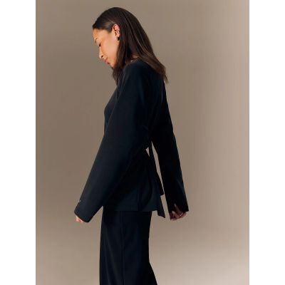 3. Bluza regular z wiązaniem i modalem damska 4F 4FRSS26TSWSF2784-20S