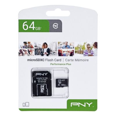 2. Karta pamięci PNY Performance Plus microSDXC 64 GB