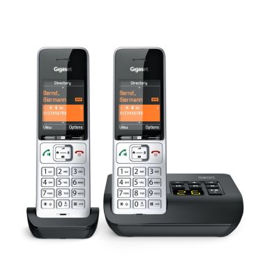 2. Telefon analogowy/DECT Gigaset COMFORT 500A duo Nazwa i identyfikacja dzwoniącego Czarny, Srebrny