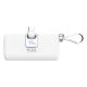 5. Kieszonkowy powerbank TRUST Pacto 5000 mAh biały