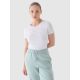 T-shirt slim z nadrukiem damski 4F 4FWMM00TTSHF1846-10S