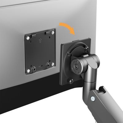 22. MACLEAN UCHWYT BIURKOWY DO MONITORA LCD 17-57", 27KG, VESA MAX 200X200 PODWÓJNE RAMIĘ MC-968