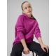 Bluza dresowa loose z kapturem dziewczęca 4F 4FJRSS26TSWSF3040-53S