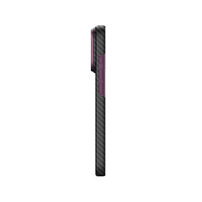 6. Etui AMAZINGTHING Titan Max Lens na iPhone 18 Pro Max z włókna aramidowego z osłoną aparatu kompatybilne z MagSafe - fioletowe