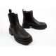 7. GAP buty damskie Louise czarne botki za kostkę modne wsuwane