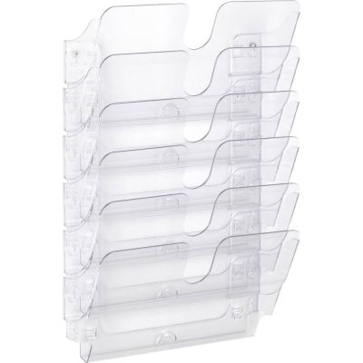 Durable FLEXIPLUS regał na literaturę 6 pół. Przezroczysty