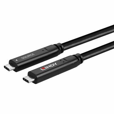 6. Lindy 43398 kabel USB USB 3.2 Gen 1 (3.1 Gen 1) 10 m USB C 5 Gbit/s 60 W Czarny