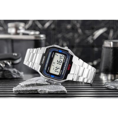 14. Zegarek CASIO A163WA-1QES Unisex + BOX