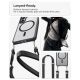 12. Etui Spigen Ultra Hybrid Mag MagSafe na Samsung Galaxy S26+ - przezroczysto-czarne