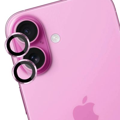 7. Szkło hartowane na obiektyw aparatu 3mk Lens Protection Pro do iPhone 17 - fioletowe
