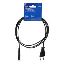 Kabel SAVIO CL-100 (2-Pin F - Euro M; 1,8m; kolor czarny)
