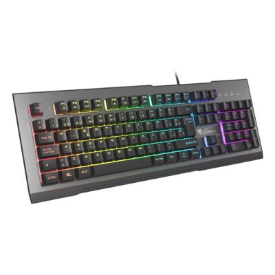 GENESIS Rhod 500 RGB klawiatura Gaming USB QWERTY ES Hiszpański Czarny
