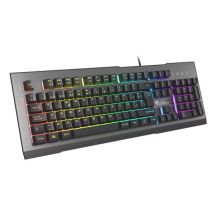 GENESIS Rhod 500 RGB klawiatura Gaming USB QWERTY ES Hiszpański Czarny