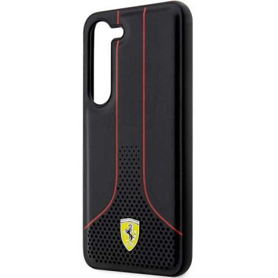 6. Etui Ferrari Perforated 296 P na Samsung Galaxy S23+ - czarne