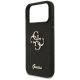 6. Etui Guess Fixed Glitter Big 4G na iPhone 17 Pro Max - czarne