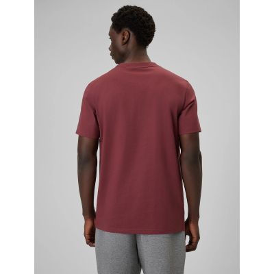 2. T-shirt regular gładki męski 4F 4FRSS26TTSHM3637-60S
