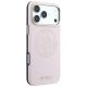 4. Etui Guess Perforated 4G Gold Logo Magsafe na iPhone 17 Pro Max / 18 Pro Max - różowe