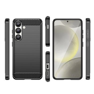 2. Etui Carbon Case elastyczne silikonowe na Samsung Galaxy M06 5G - czarne