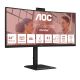 5. Monitor AOC 86,3 cm (34") CU34E4CW 21:09 2xHDMI+DP+USB-C+Webcam Curv.