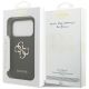 8. Etui Guess Grained Big 4G & Classic Logo na iPhone 17 Pro - czarne