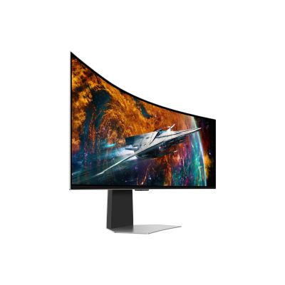 6. Samsung G95SC monitor komputerowy 124,5 cm (49") 5120 x 1440 px Dual QHD OLED Srebrny