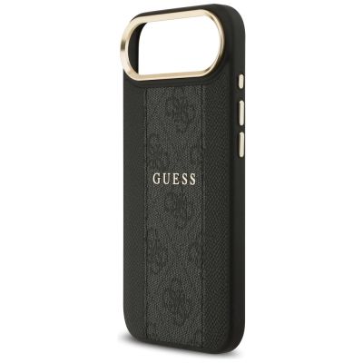 6. Etui Guess 4G Stripe MagSafe na iPhone Air - czarne