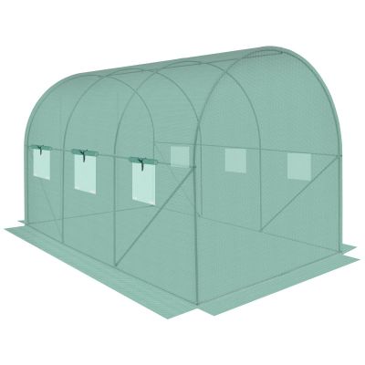49. SZKLARNIA TUNEL OGRODOWY 200X300X200CM PE KONTRUKCJA STAL ZIELONA